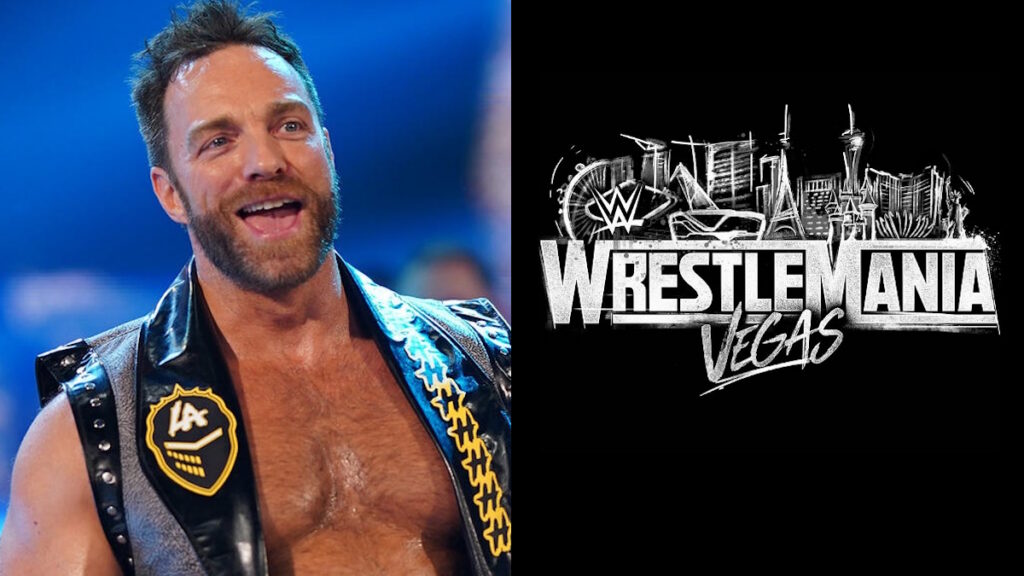 LA Knight and WWE WrestleMania 42 logo