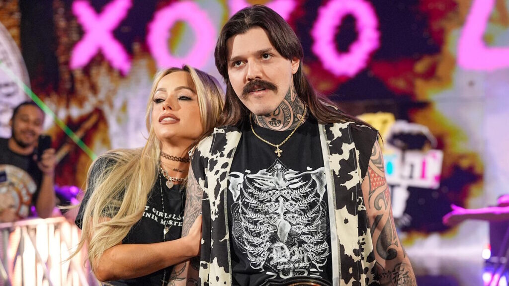 WWE stars Liv Morgan and Dominik Mysterio