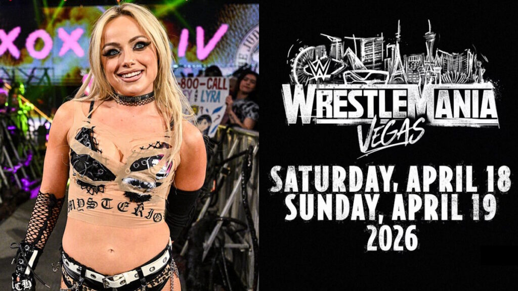 Liv Morgan and WWE WrestleMania 42 logo