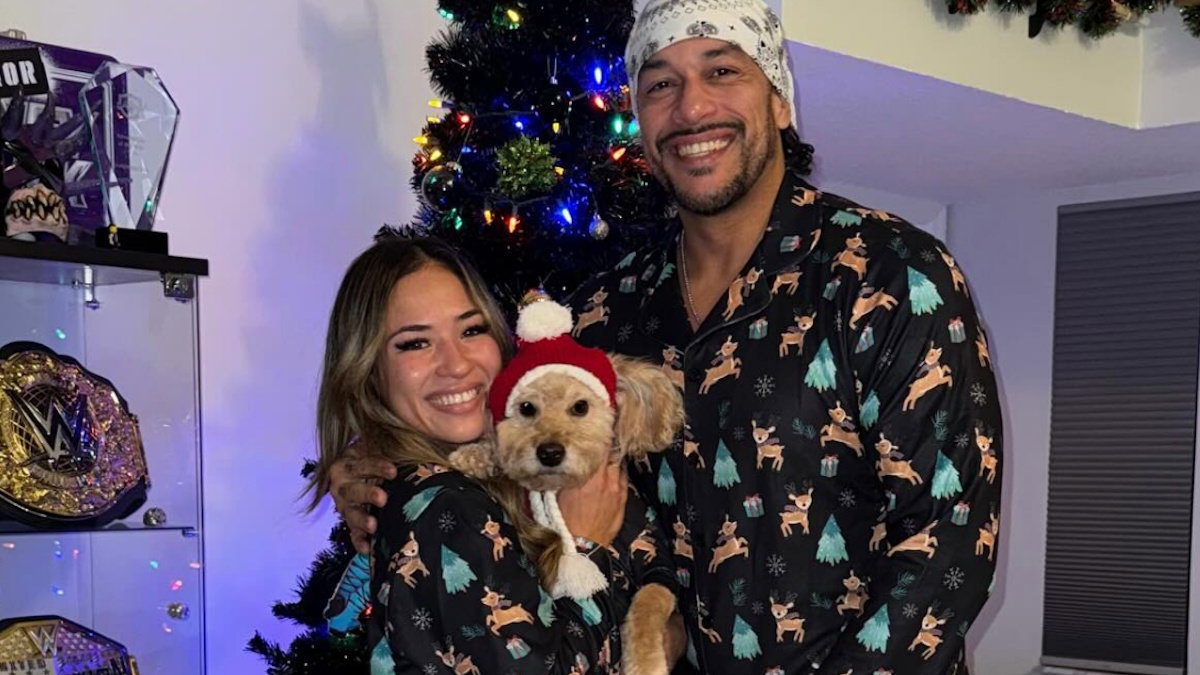 WWE stars Lola Vice and Damian Priest