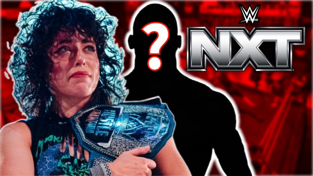 WWE NXT logo with Rayne Leverkusen