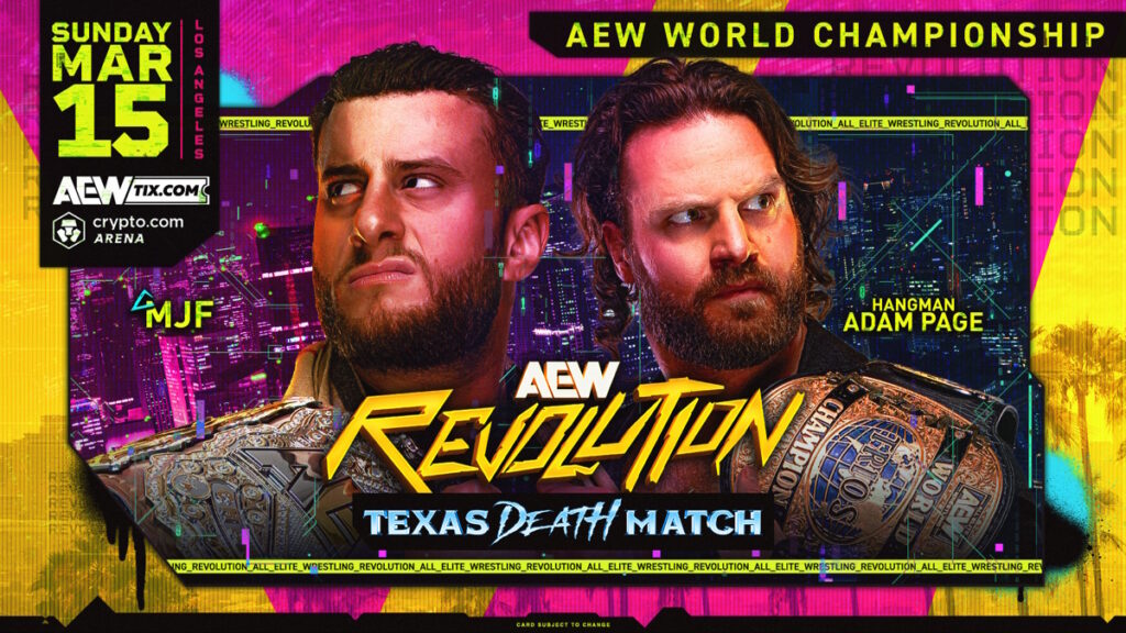 AEW Revolution 2026 Hangman Page vs. MJF