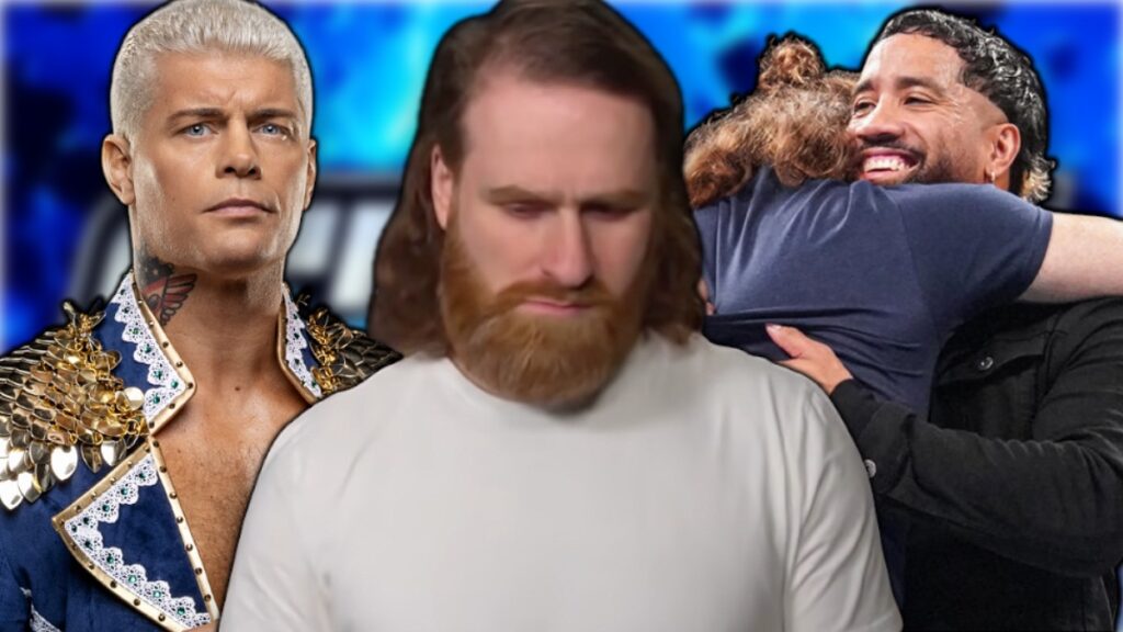 WWE's Sami Zayn, Cody Rhodes and Jey Uso