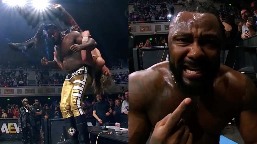 Swerve Strickland AEW heel turn on Kenny Omega