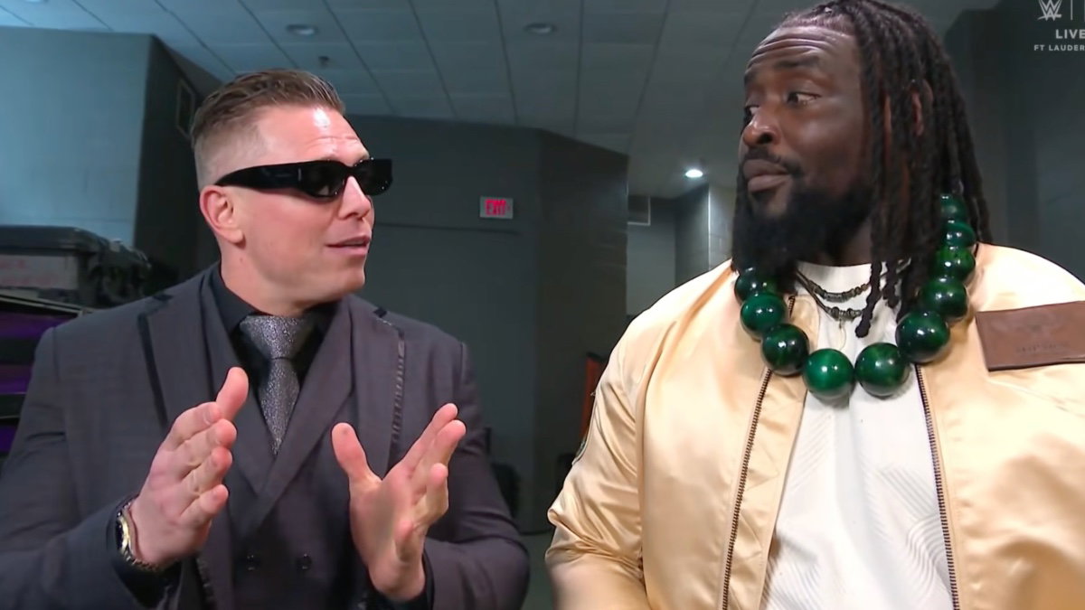 The Miz and OBA FEMI on WWE SmackDown