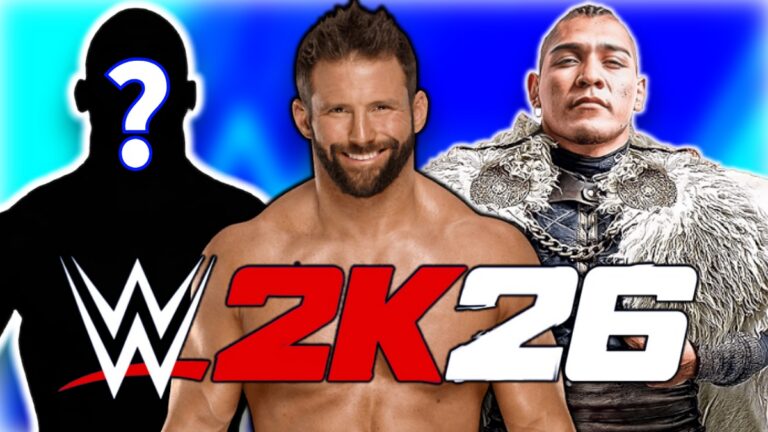 WWE 2K26 logo with Matt Cardona and El Hijo del Vikingo