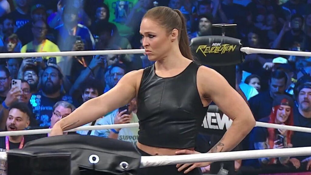 Ronda ROusey's debut at AEW Revolution