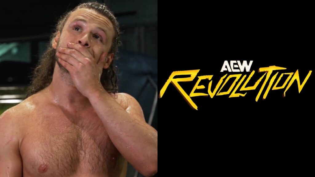 AEW Revolution logo with Jack Perry