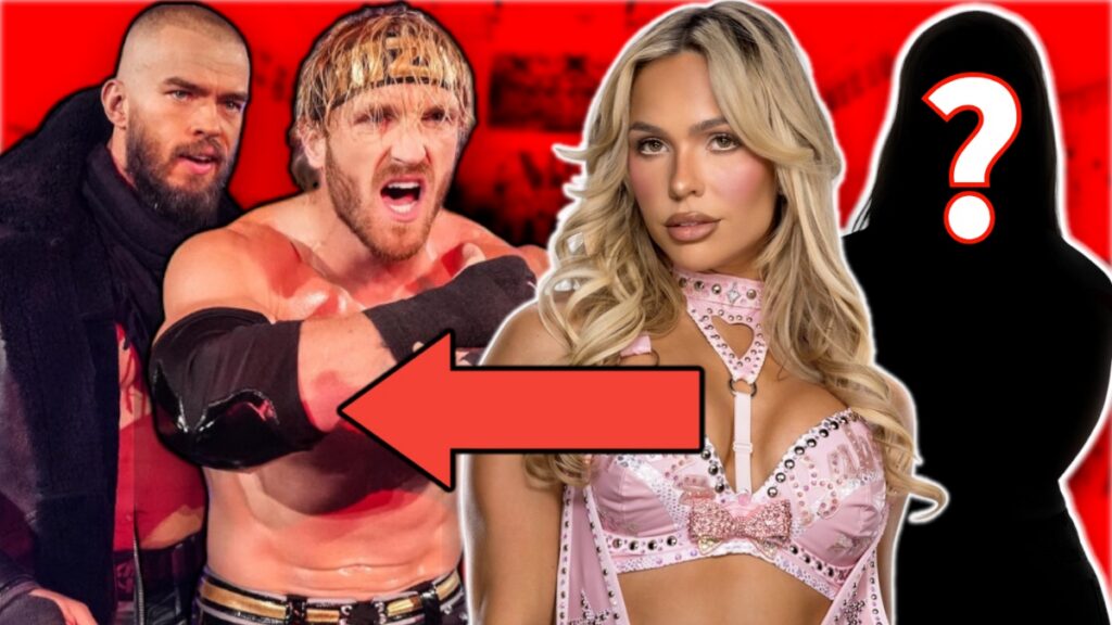 WWE's Austin Theory, Logan Paul and Maxxine Dupri