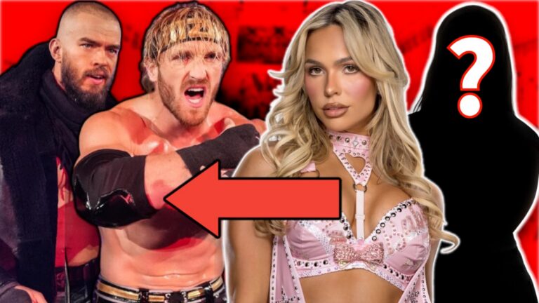 WWE's Austin Theory, Logan Paul and Maxxine Dupri