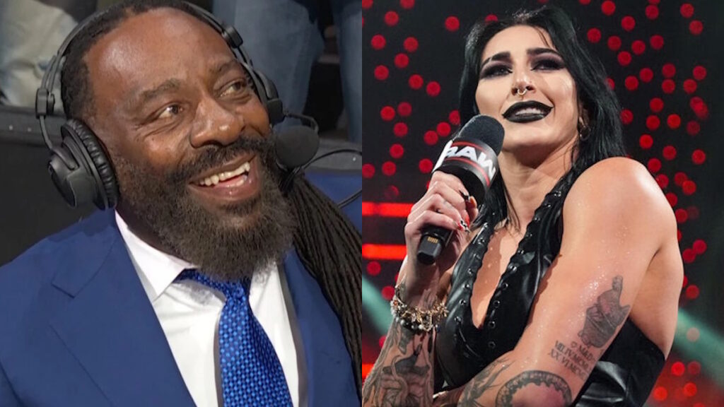 WWE stars Booker T and Rhea Ripley