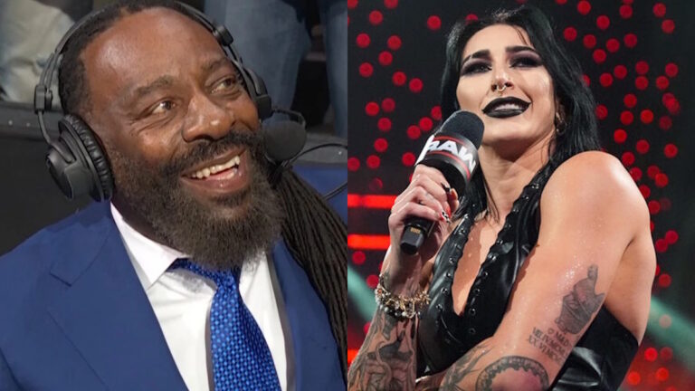 WWE stars Booker T and Rhea Ripley
