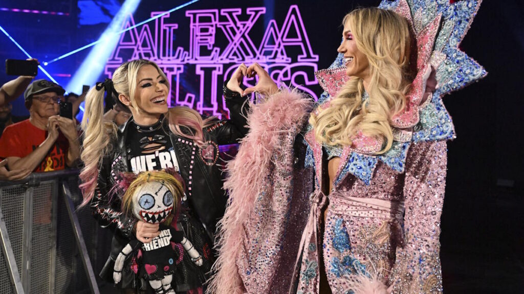 WWE's Alexa Bliss and Charlotte Flair