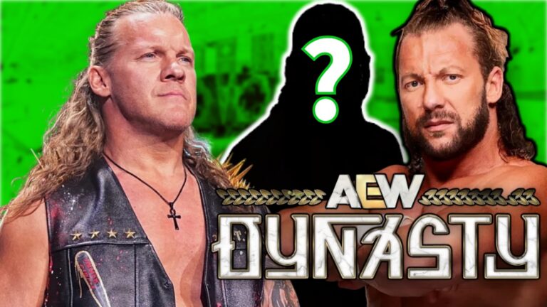 AEW Dynasty logo with Chris Jericho and Kenny Omega