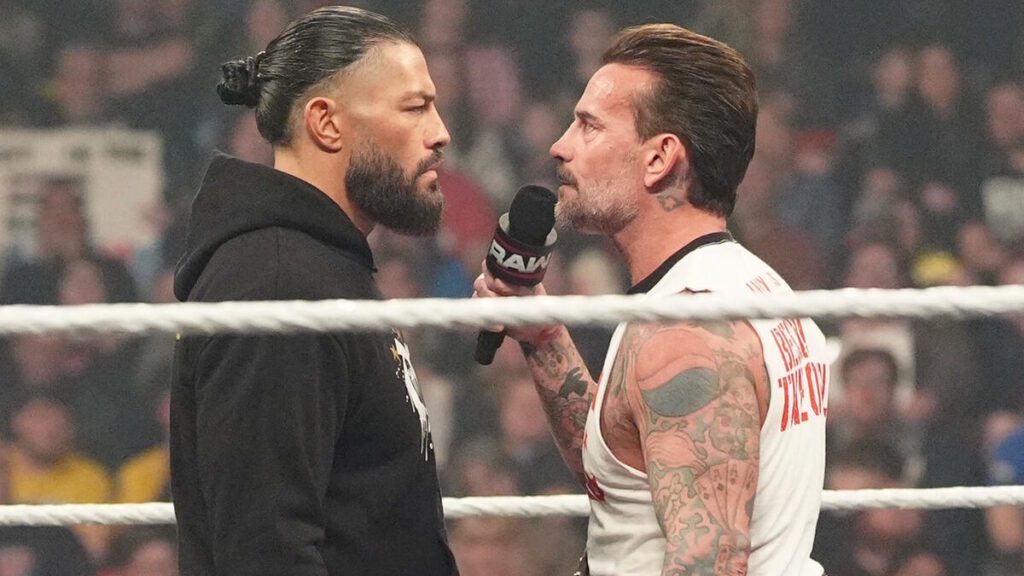 WWE stars Roman Reigns and CM Punk