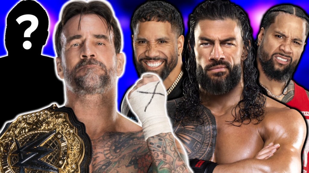 WWE stars CM Punk and The Bloodline