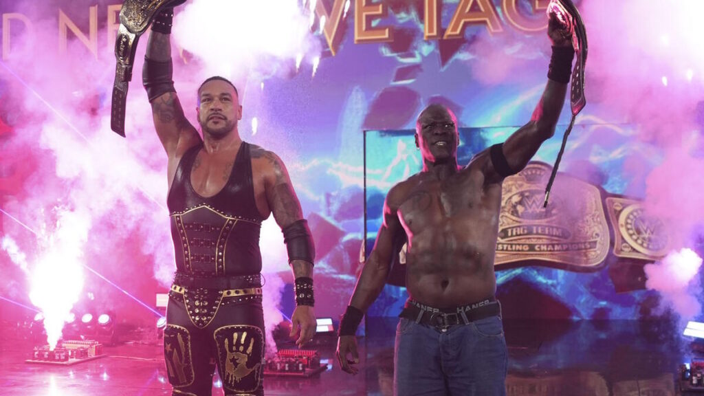 WWE Tag Team Champions R-Truth and Damian Priest