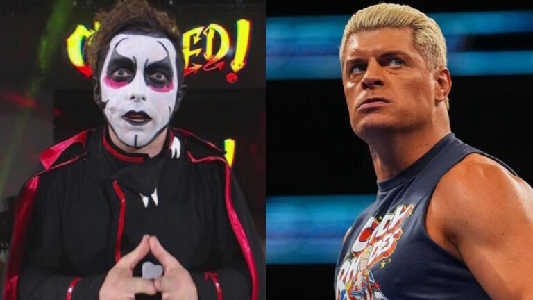 Danhausen and WWE Champion Cody Rhodes