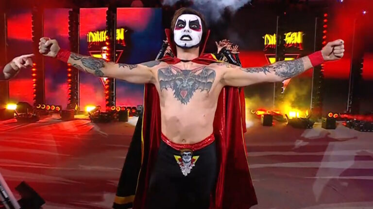 Former AEW star Danhausen at WWE Elimination Chamber