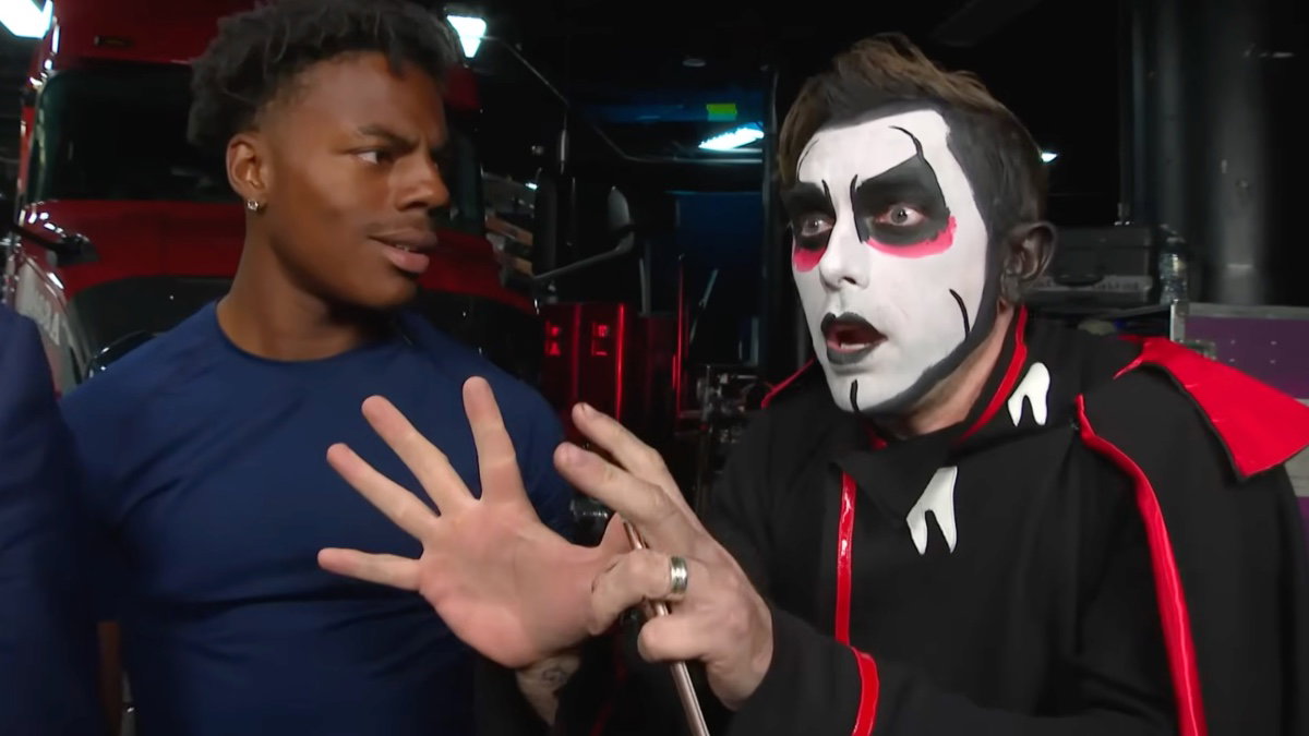 IShowSpeed and Danhausen on WWE Raw