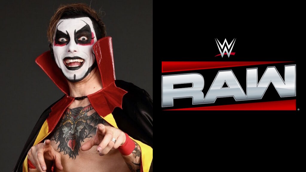 Danhausen and WWE Raw logo