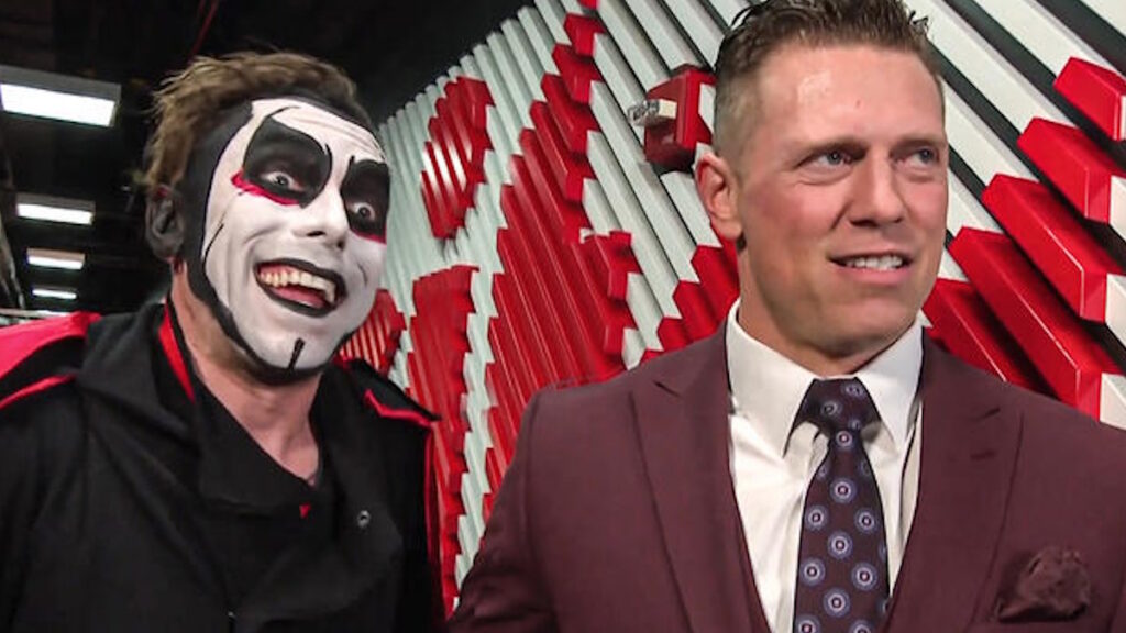 WWE stars Danhausen and The Miz