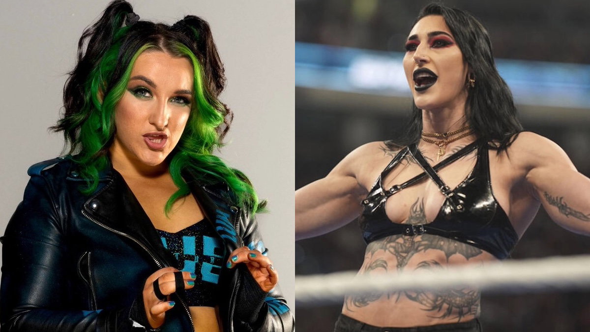 TNA Wrestling's Dani Luna and WWE's Rhea Ripley