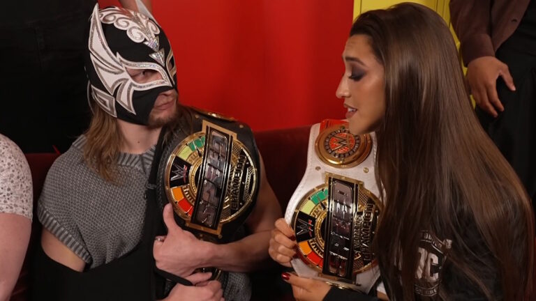 WWE Speed Champions Elio LeFleur and Wren Sinclair