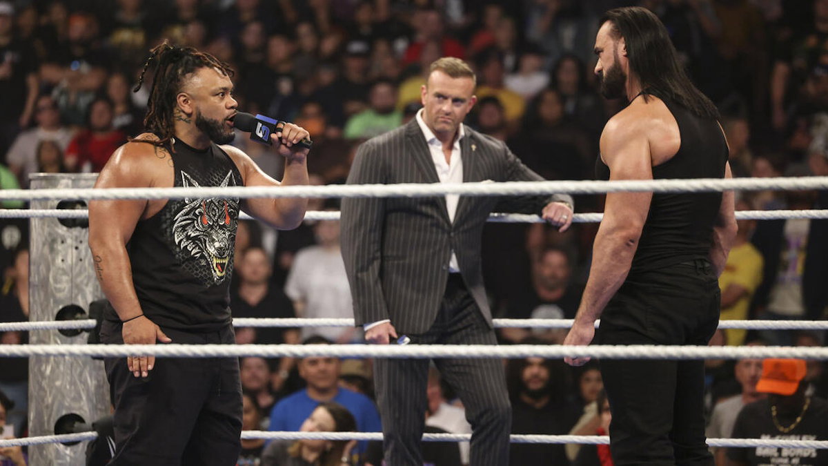 WWE stars Jacob Fatu and Drew McIntyre