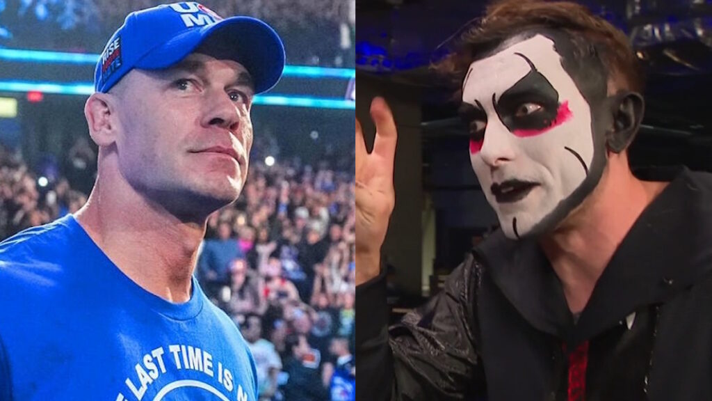 WWE stars John Cena and Danhausen