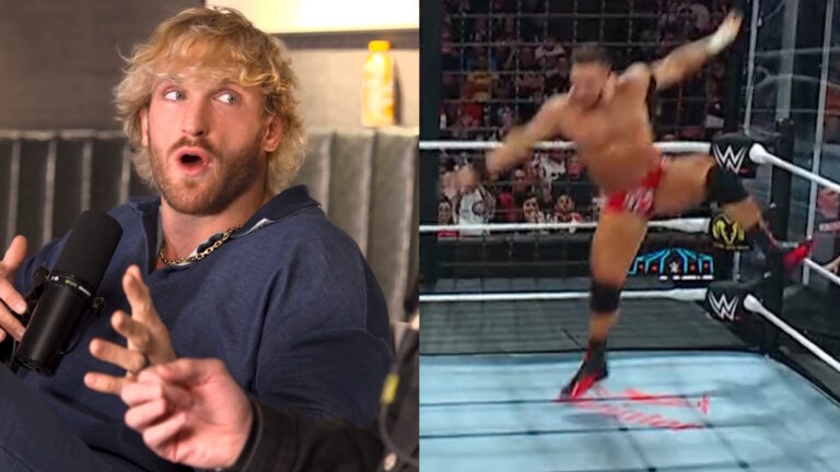 WWE stars Logan Paul and LA Knight