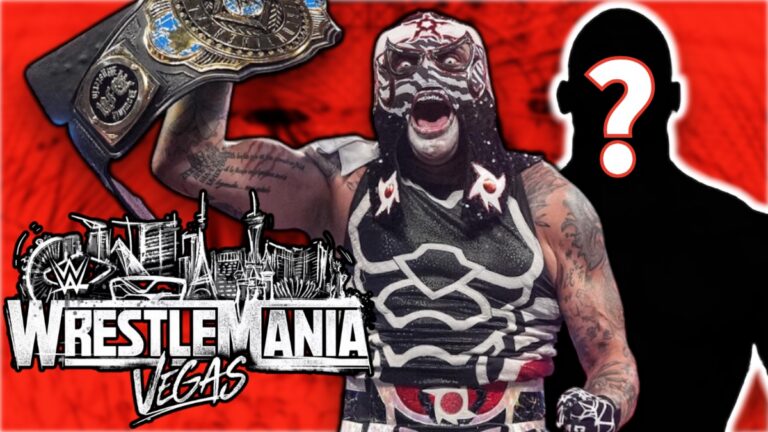 WWE WrestleMania 42 logo with Penta