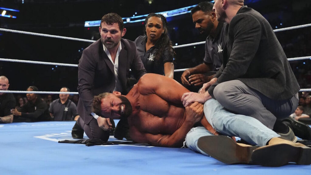 Matt Cardona after WWE star Randy Orton's attack