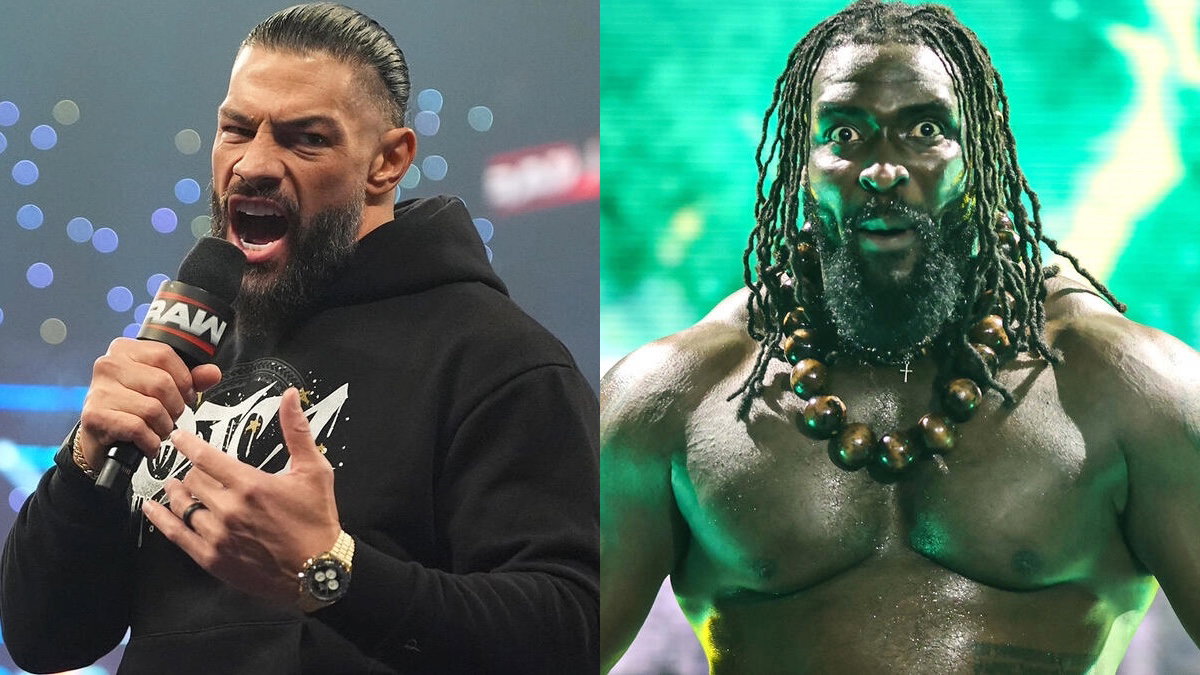 WWE's Roman Reigns and Oba Femi
