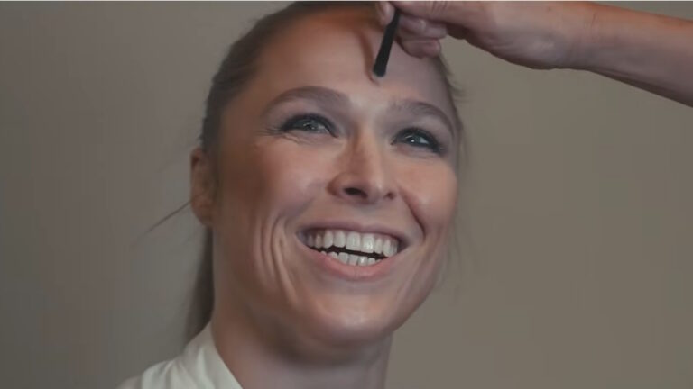Former WWE star Ronda Rousey at AEW Revolution