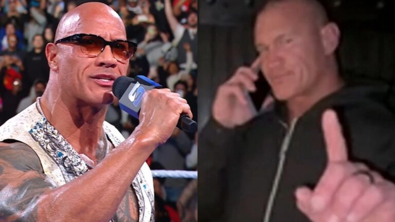 WWE's The Rock and Randy Orton