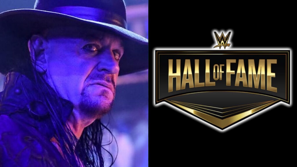 The Undertaker and WWE Hall of Fame logo