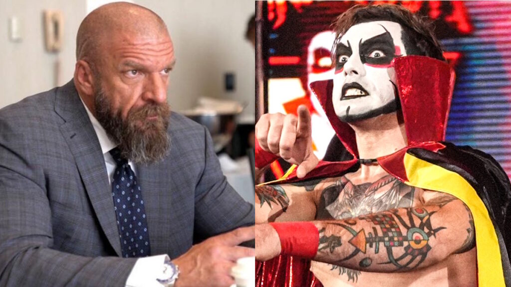 WWE stars Triple H and Danhausen