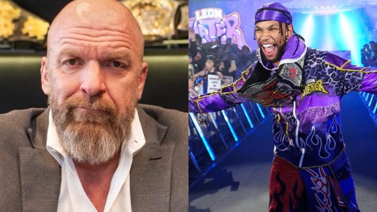 WWE's Triple H and TNA's Leon Slater