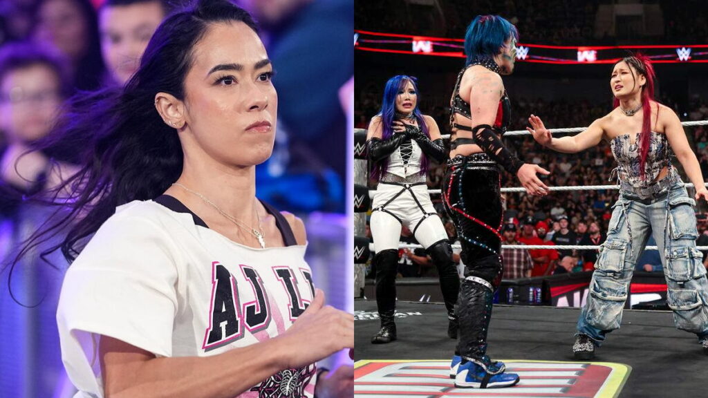 WWE's AJ Lee, IYO SKY, Asuka and Kairi Sane