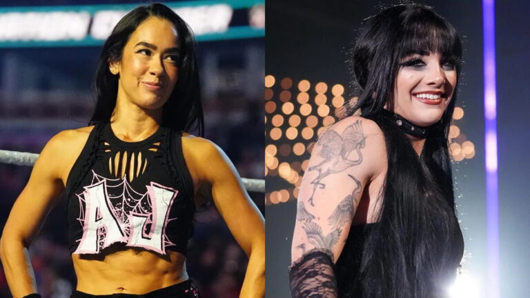 WWE's AJ Lee and Tatum Paxley
