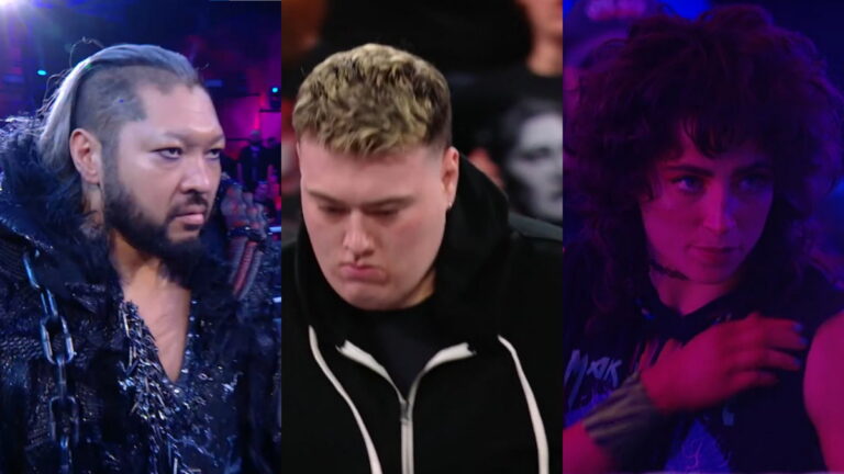 WWE NXT stars EVIL, Will Kroos and Lizzy Rain