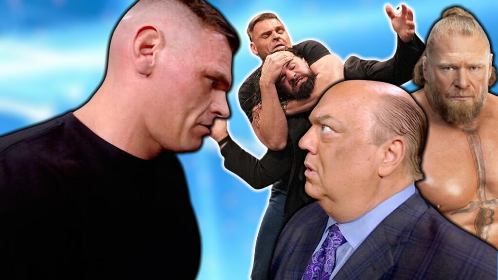 WWE's Gunther, Paul Heyman, Brock Lesnar and Seth Rollins