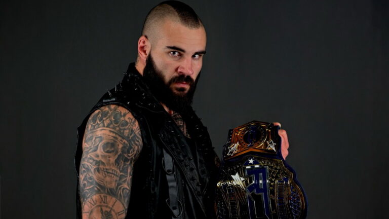 WWE NXT star Niko Vance as Reality of Wrestling Champion