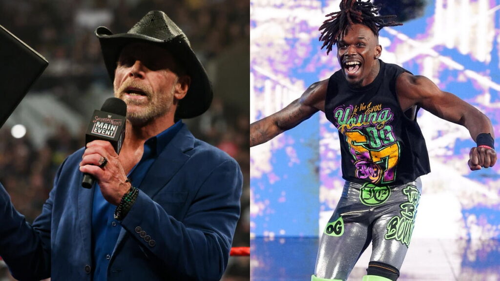 WWE's Shawn Michaels and Je'von Evans
