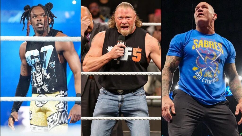 WWE Je'Von Evans Brock Lesnar Randy Orton