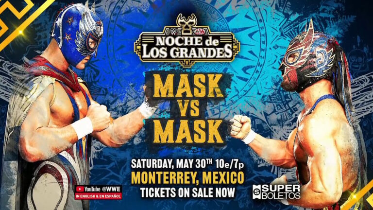 WWE AAA Noche de Los Grandes poster with El Grande Americano and "Original" El Grande Americano