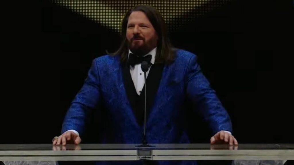 AJ Styles at WWE Hall of Fame 2026