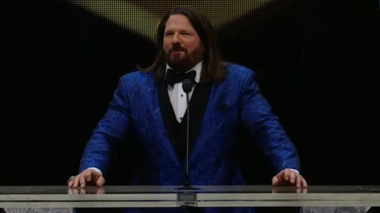AJ Styles at WWE Hall of Fame 2026