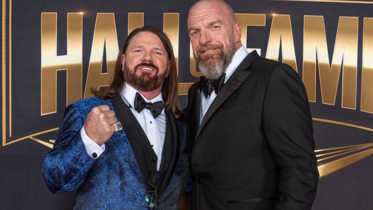 WWE Hall of Famer AJ Styles and Triple H